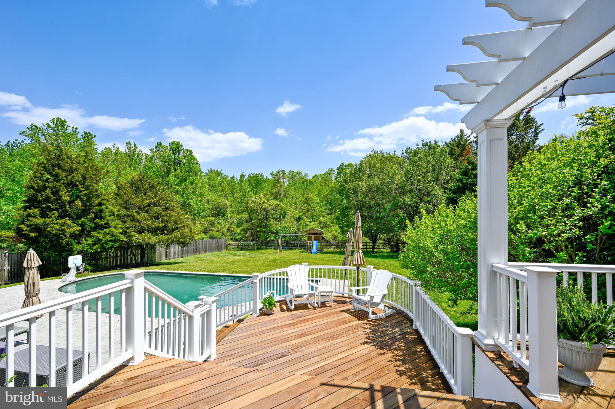 3417 Hidden River View Road Annapolis, MD 21403 - Photo 3 of 27 Ipe Deck leading to pool