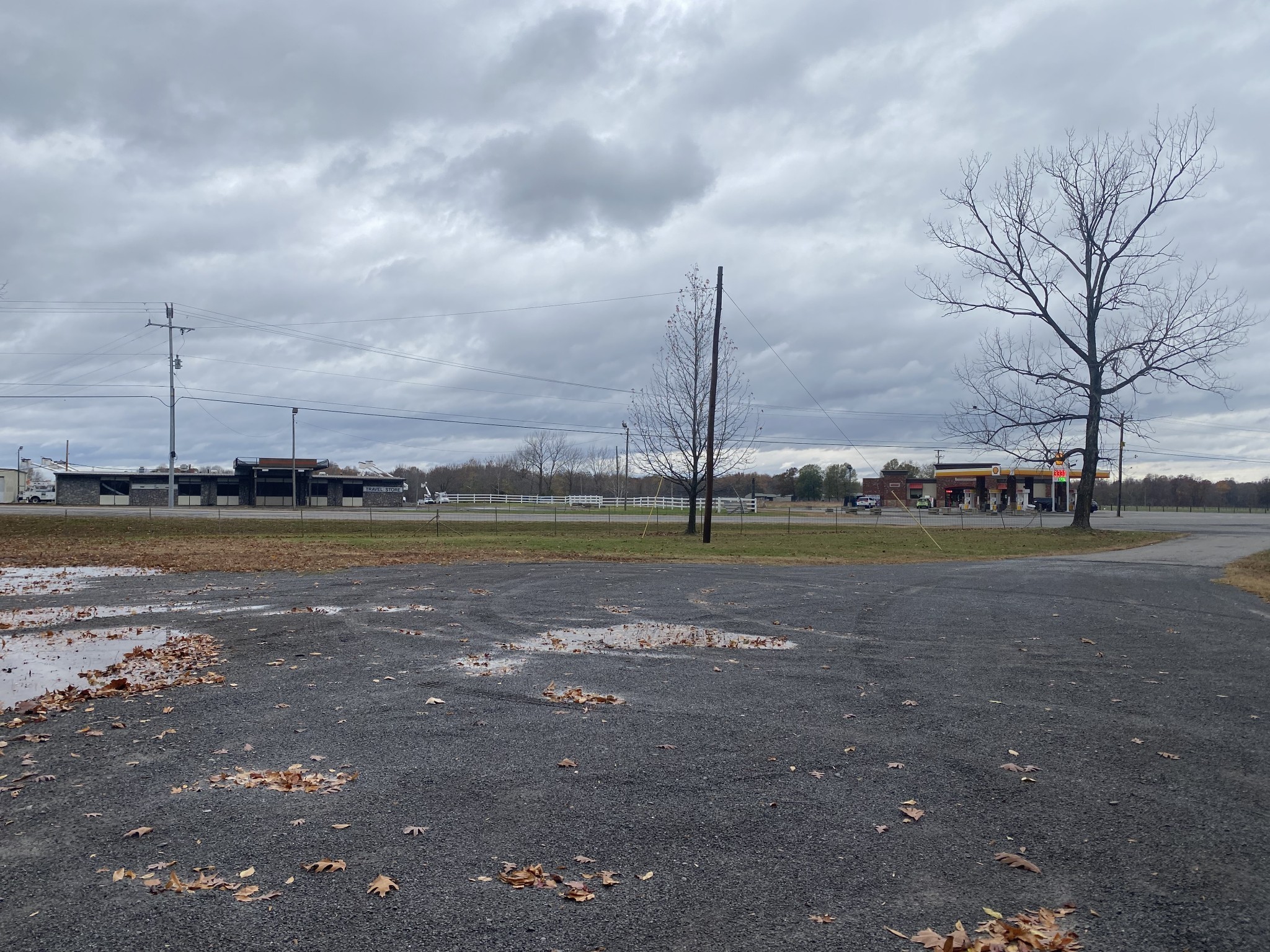 0 Ross Road Cedar Hill, TN 37032 - Photo 3 of 4 a view of a town with large trees