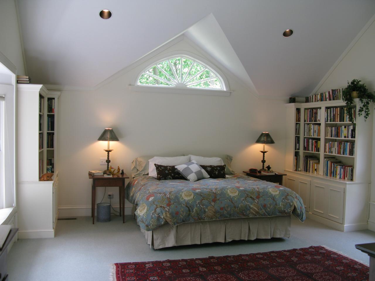 336 Ponus Ridge Road New Canaan, CT 06840 - Photo 13 of 28 a bedroom with bed and a large window