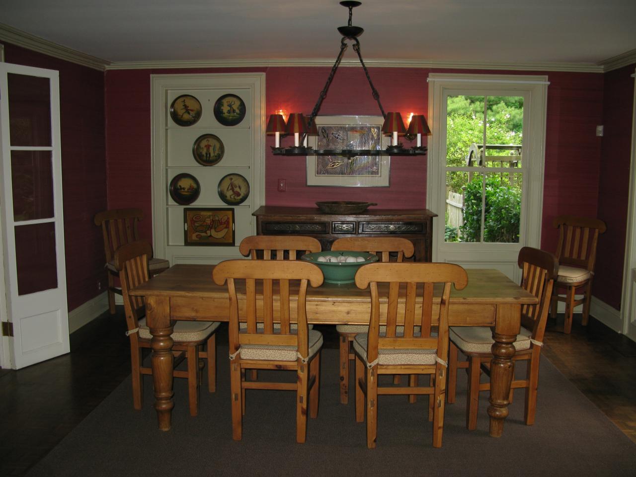 336 Ponus Ridge Road New Canaan, CT 06840 - Photo 9 of 28 a view of a dining room with furniture window and outside view
