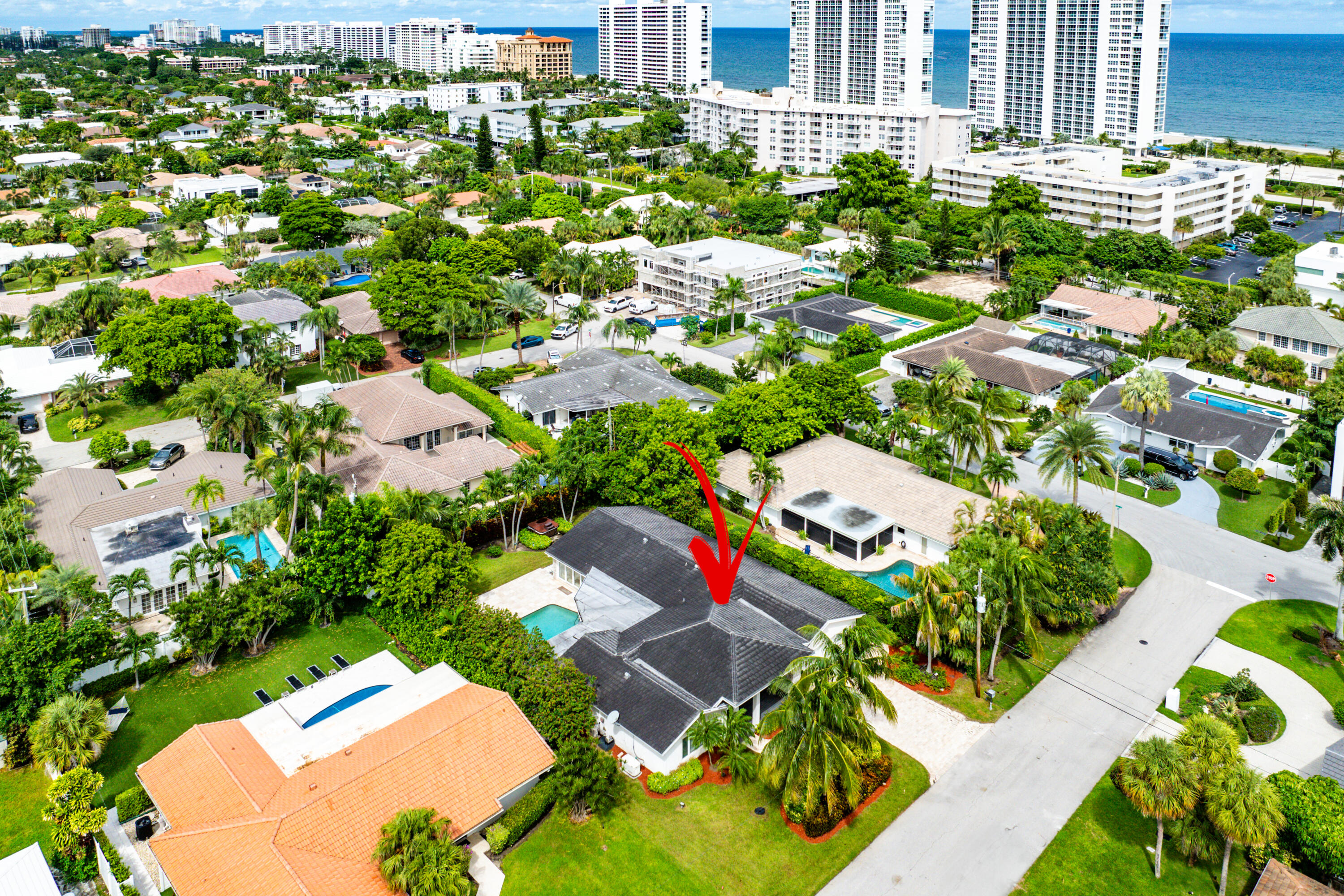 783 Valencia Drive Boca Raton, FL 33432 - Photo 39 of 45 an aerial view of residential houses with outdoor space