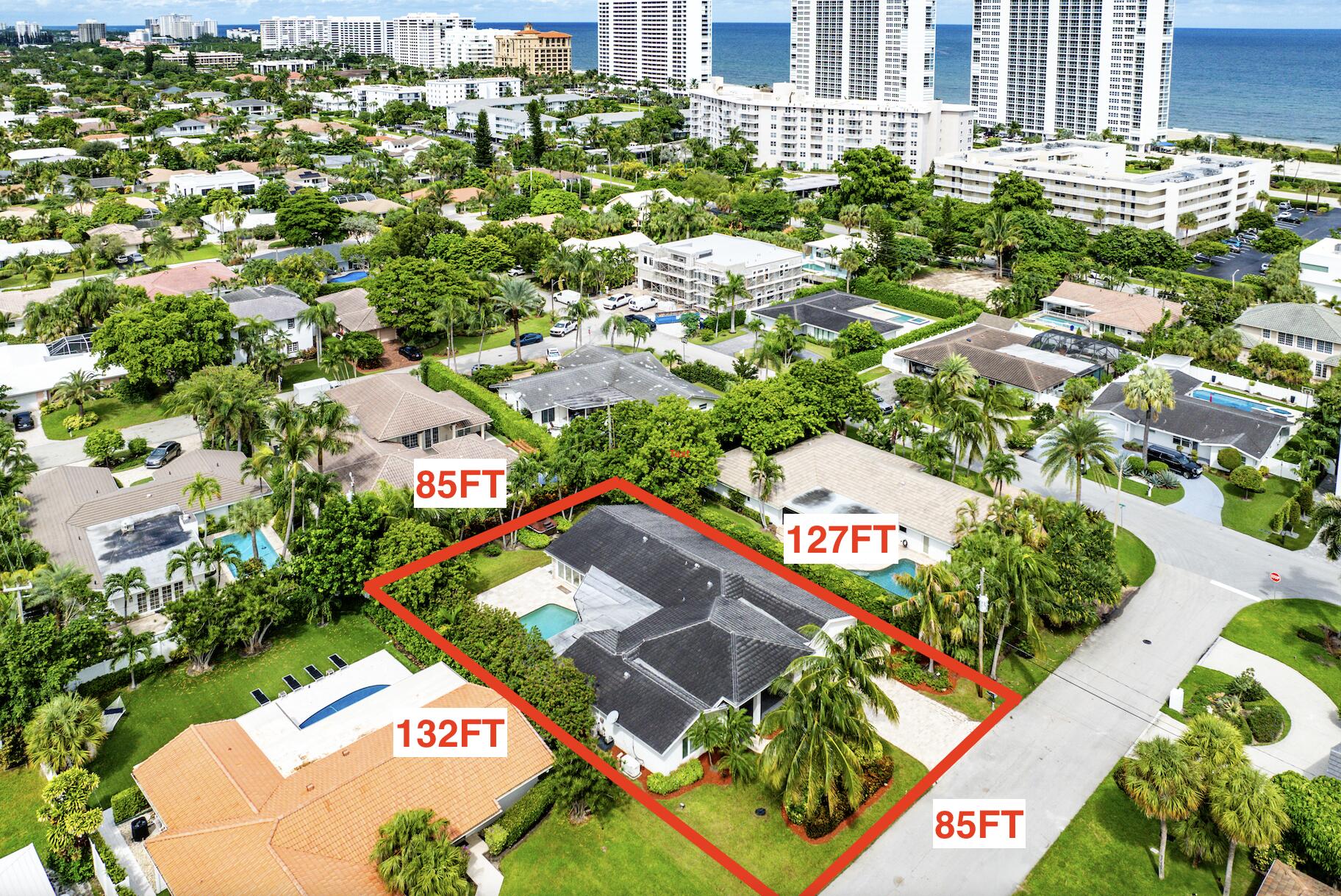 783 Valencia Drive Boca Raton, FL 33432 - Photo 5 of 45 an aerial view of residential houses with outdoor space