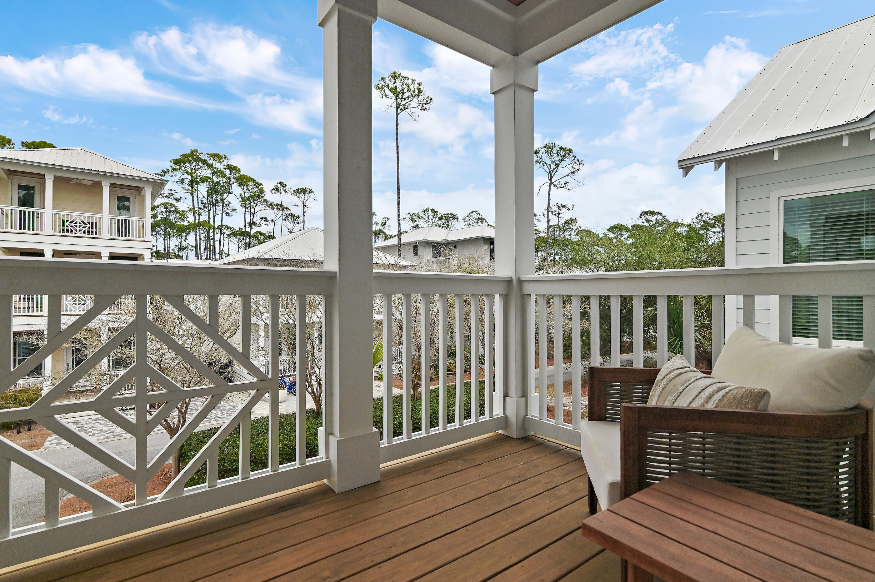 171 Redbud Ln Inlet Beach Inlet Beach, FL 32461 - Photo 19 of 37 a view of a balcony with wooden floor