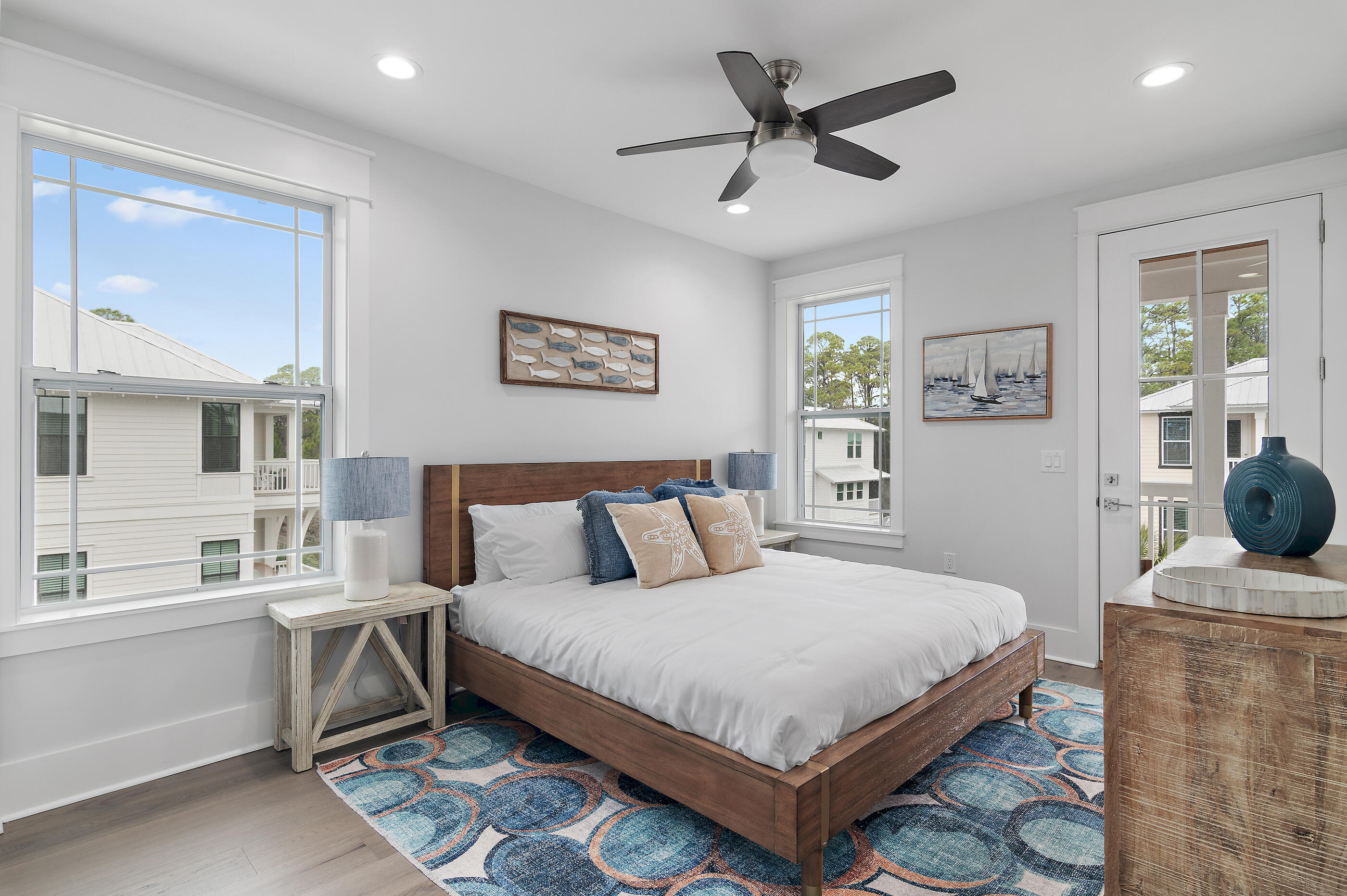 171 Redbud Ln Inlet Beach Inlet Beach, FL 32461 - Photo 28 of 37 a bedroom with a bed window and a table