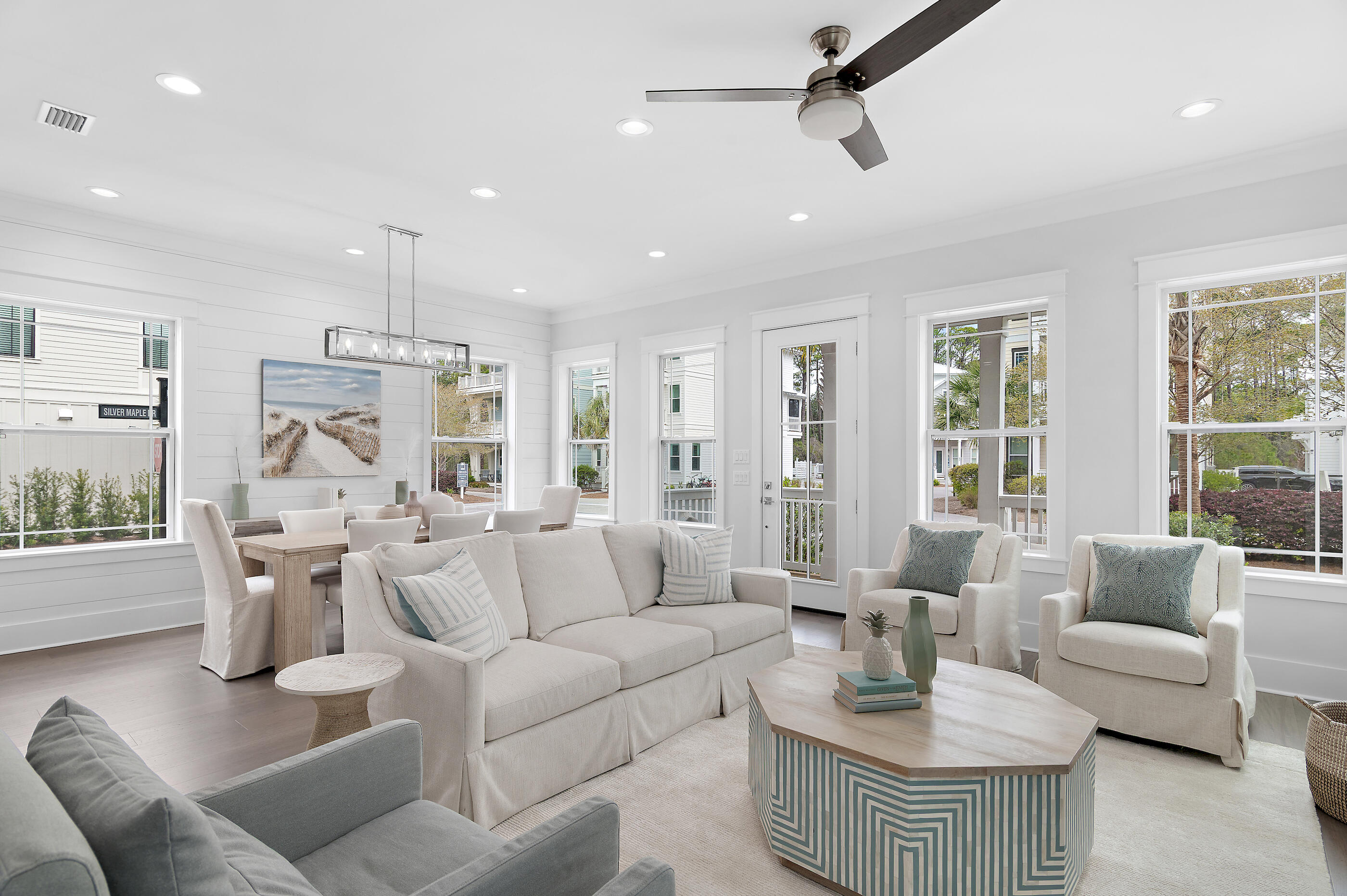 171 Redbud Ln Inlet Beach Inlet Beach, FL 32461 - Photo 7 of 37 a living room with furniture and a large window