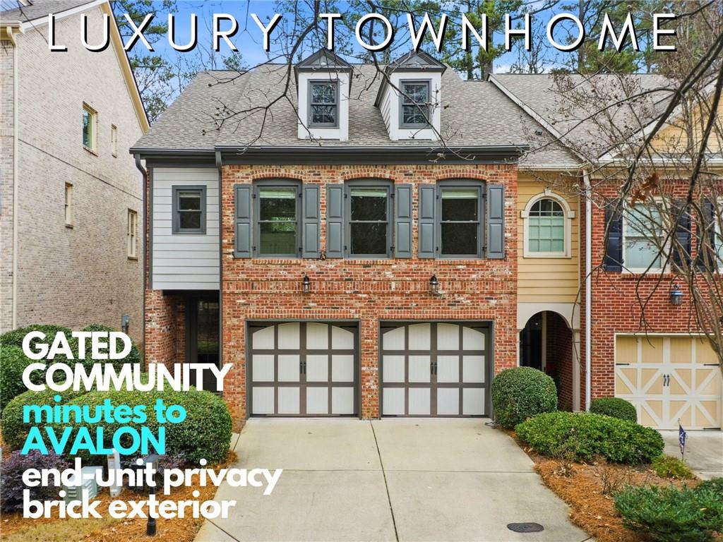 a front view of a building