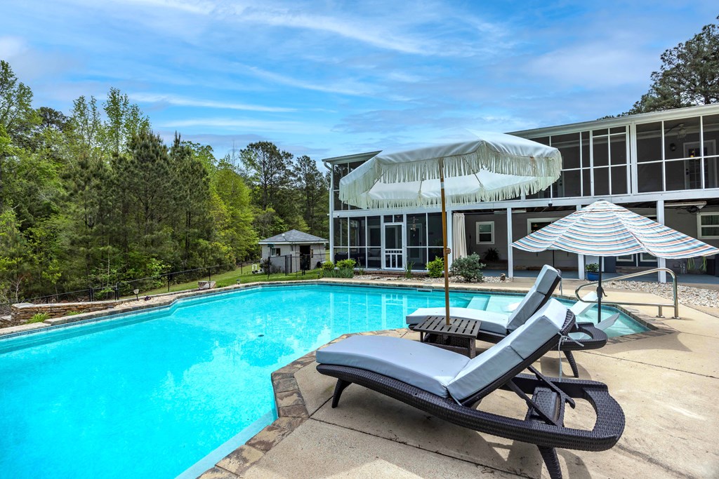 520 Terry Lane Fortson, GA 31808 - Photo 31 of 52 a view of a house with backyard porch and sitting area