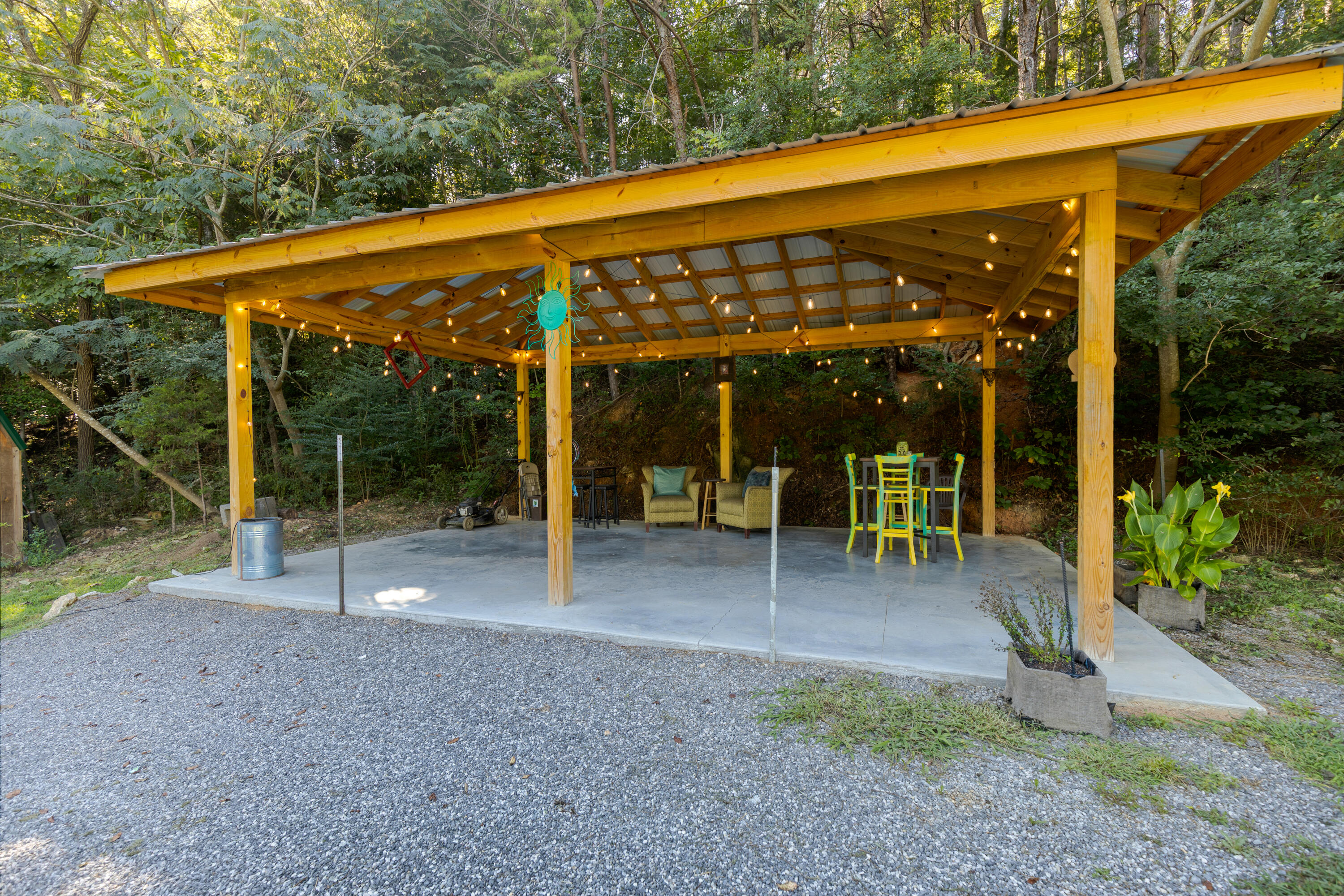 3584 Mason Road Rising Fawn, GA 30738 - Photo 56 of 84 Custom Wood Pavilion w/ Concrete Floor