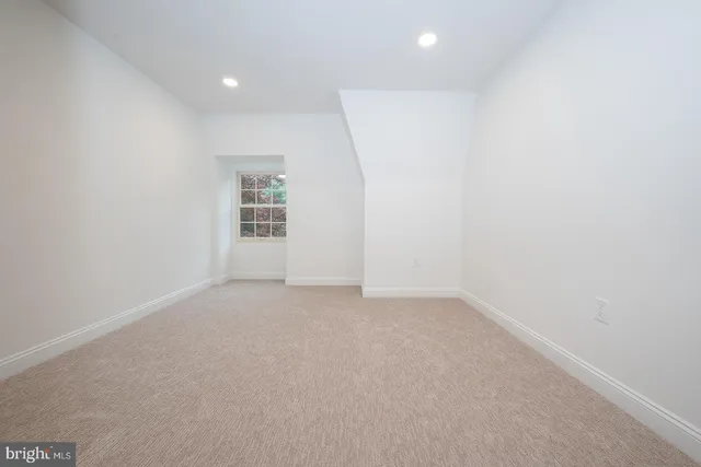 a view of empty room