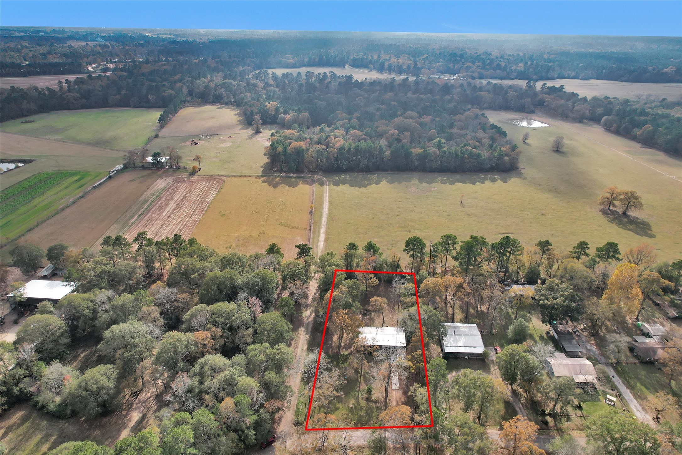 75 South Pavey Circle New Waverly, TX 77358 - Photo 21 of 21 an aerial view of a house with a lake view