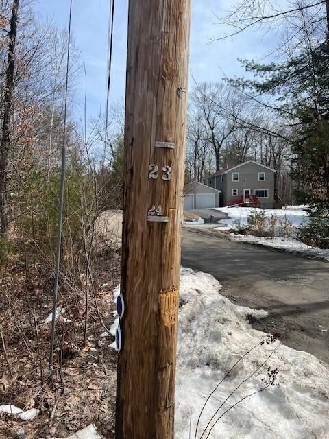 Lot 54 Gore Road Naples, ME 04055 - Photo 6 of 6 Pole on Corner of No Name and Gore Road