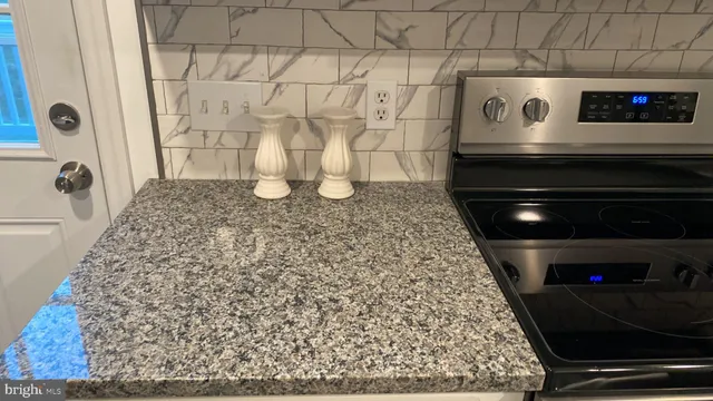 a close view of appliances