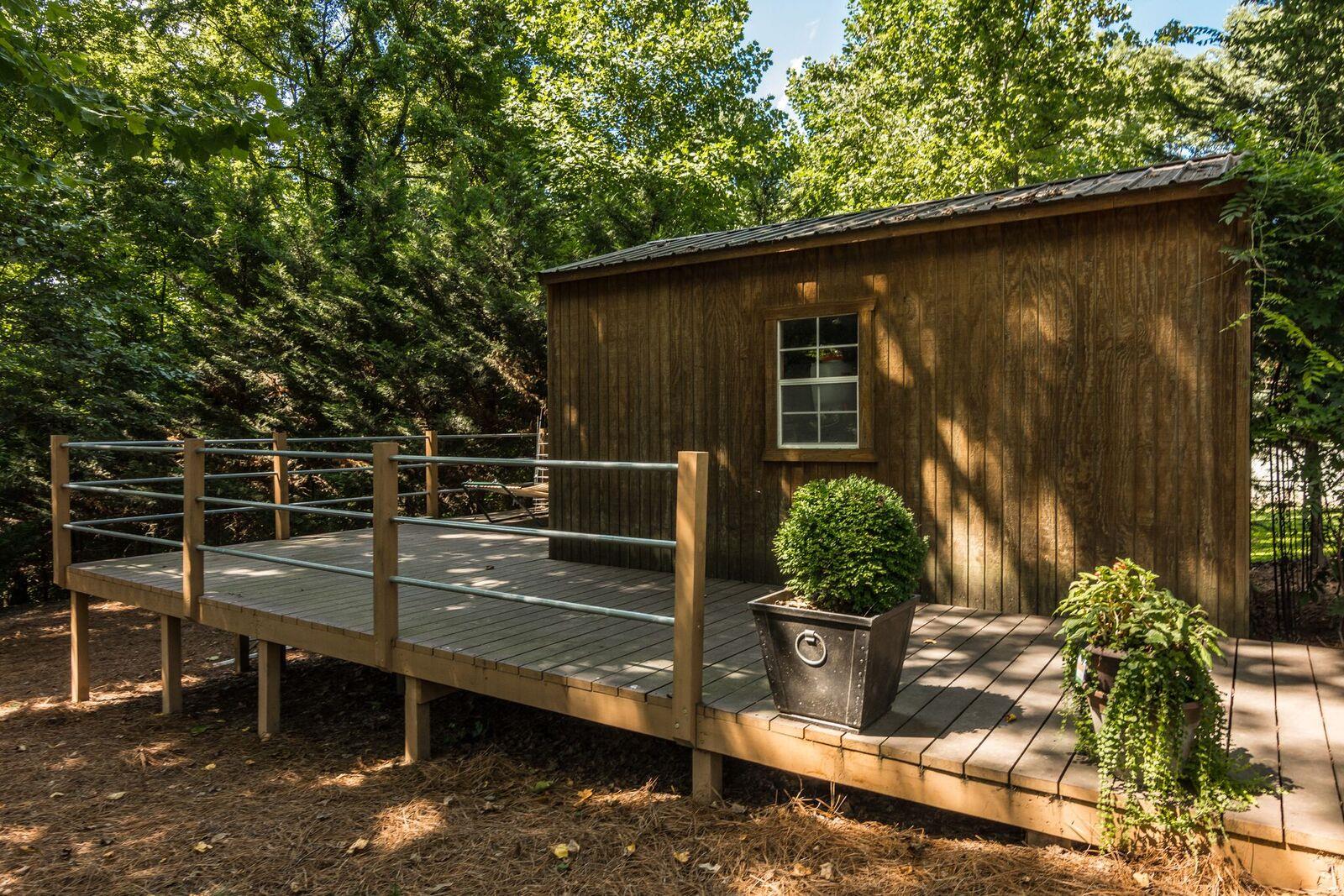 114 Spring Valley Road Nashville, TN 37214 - Photo 28 of 30 a view of a wooden deck and a patio