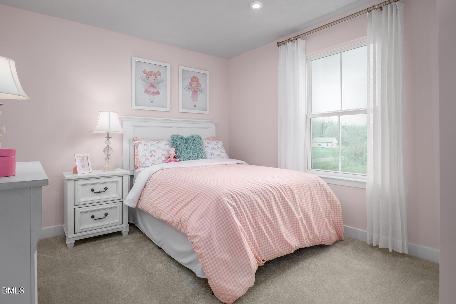 921 Walker Rdg Way Willow Spring, NC 27592 - Photo 17 of 23 a bedroom with a bed and a window