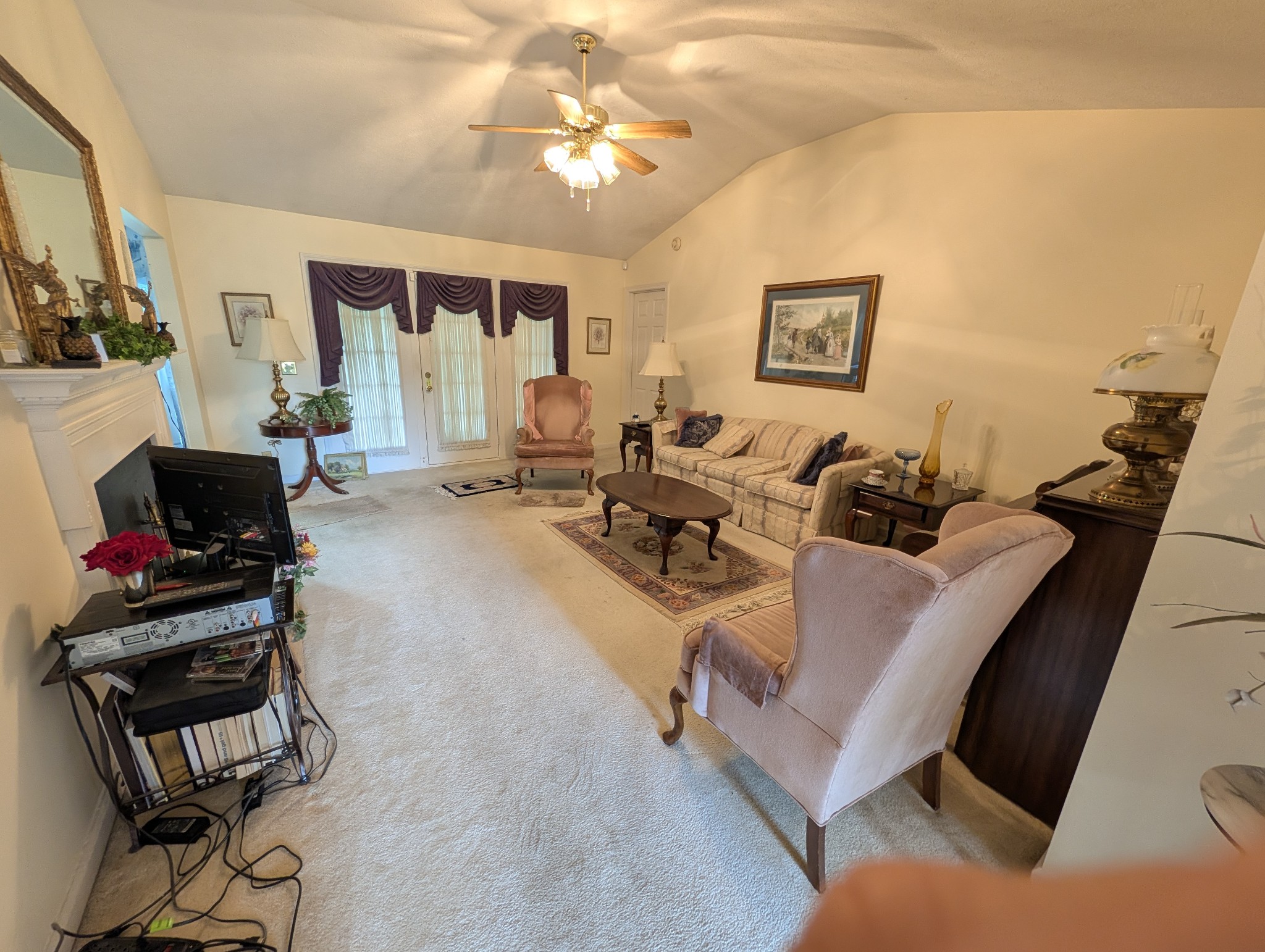 1401 Joe Pyron Drive Madison, TN 37115 - Photo 9 of 12 a living room with furniture and a flat screen tv