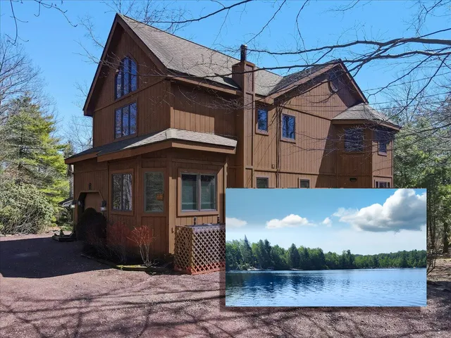 a front view of a house with balcony