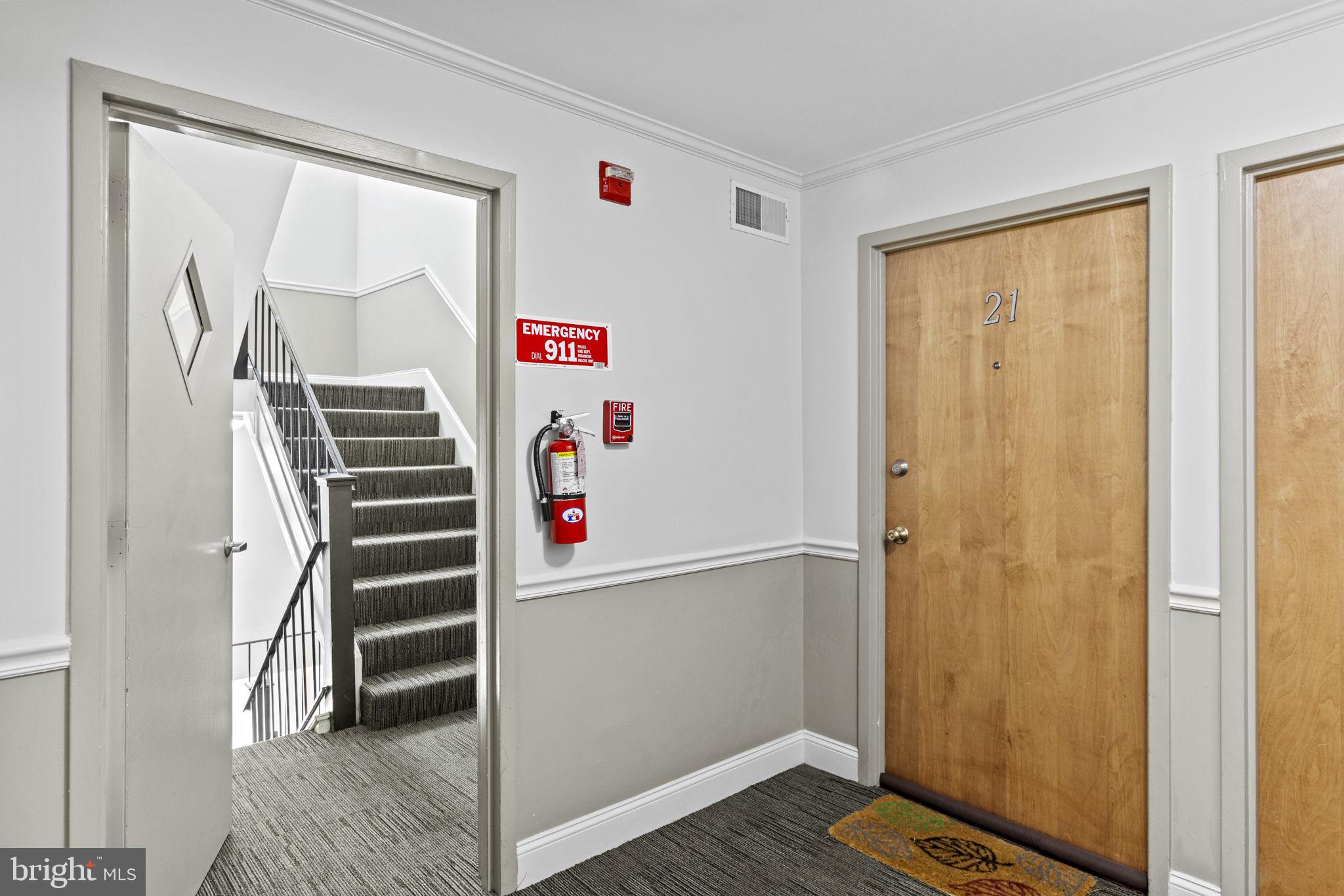 1437 Spring Road Northwest, Unit 21 Washington, DC 20010 - Photo 21 of 25 a view of an entryway with staircase