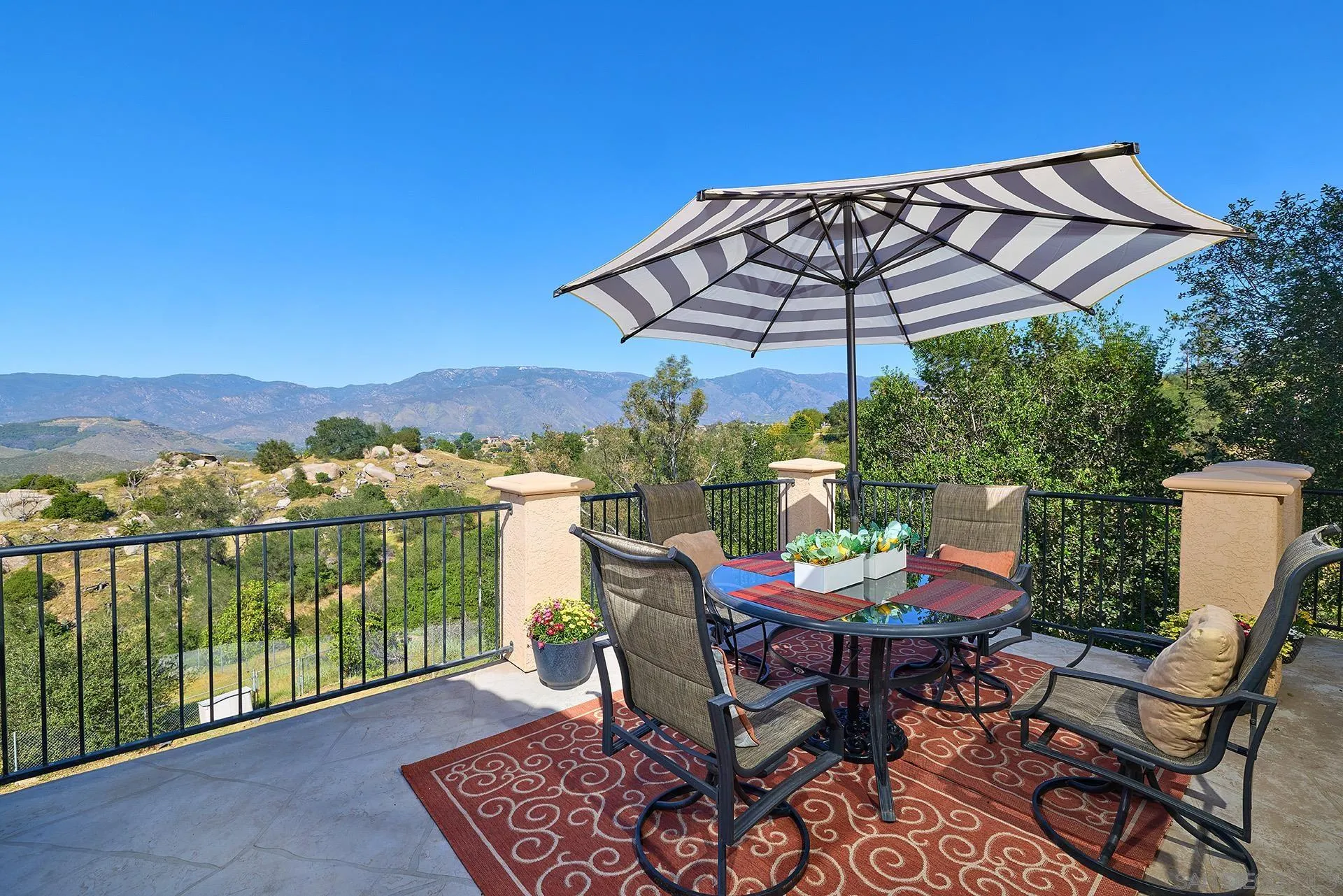 13588 McNally Road Valley Center, CA 92082 - Photo 17 of 43 an outdoor space with furniture and umbrella