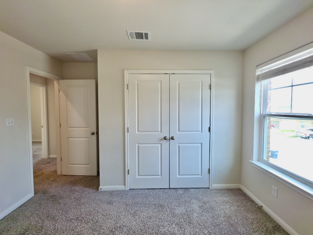 110 Grapefruit Road Hutto, TX 78634 - Photo 17 of 28 Room featuring neutral tone carpeting and a double-panel window with a blind