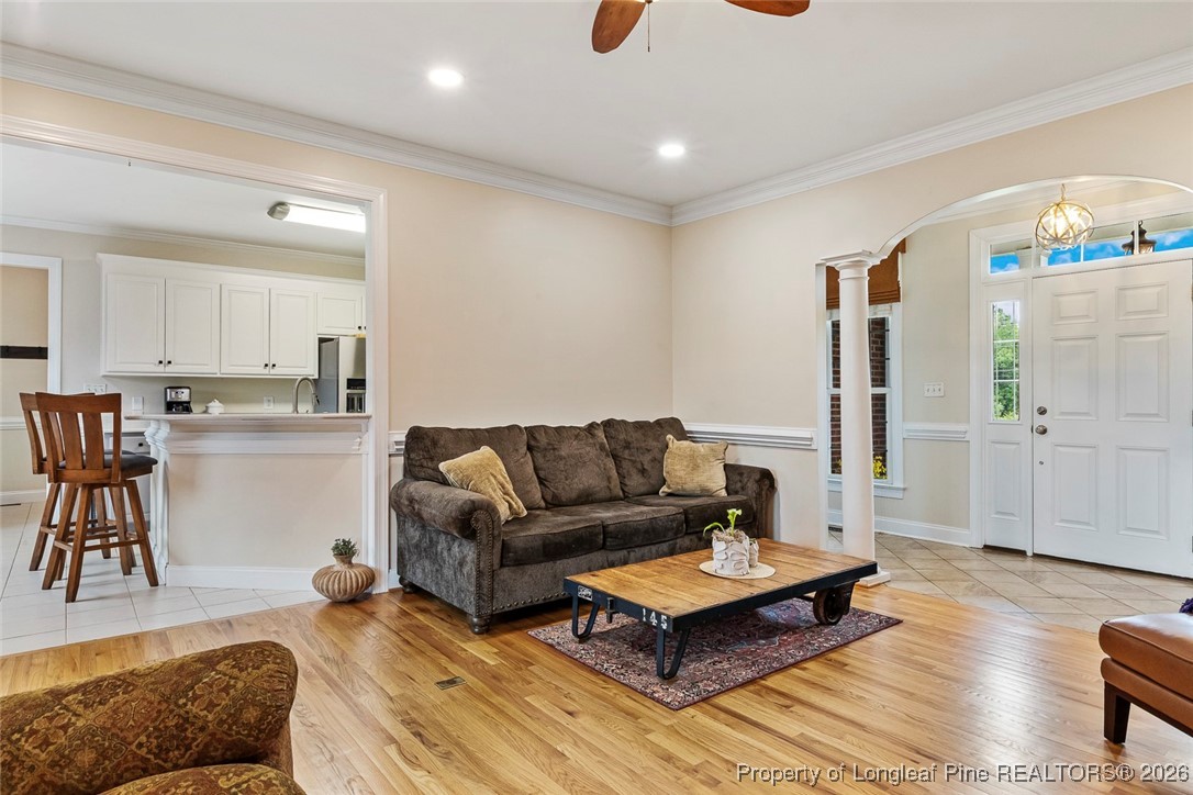 514 Averette Road Rolesville, NC 27571 - Photo 8 of 38 a living room with furniture and a table
