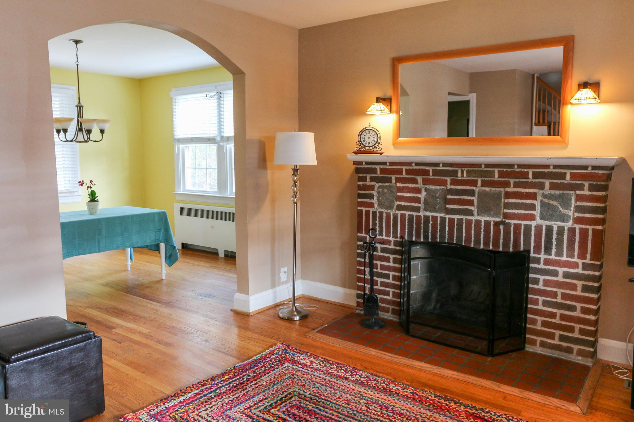 4208 Fordham Road Baltimore, MD 21229 - Photo 3 of 37 living room looking into dining room