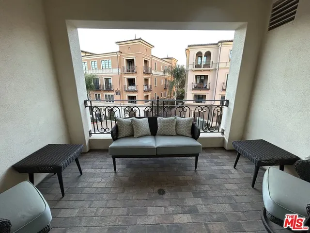 a front view of a house with entertaining space