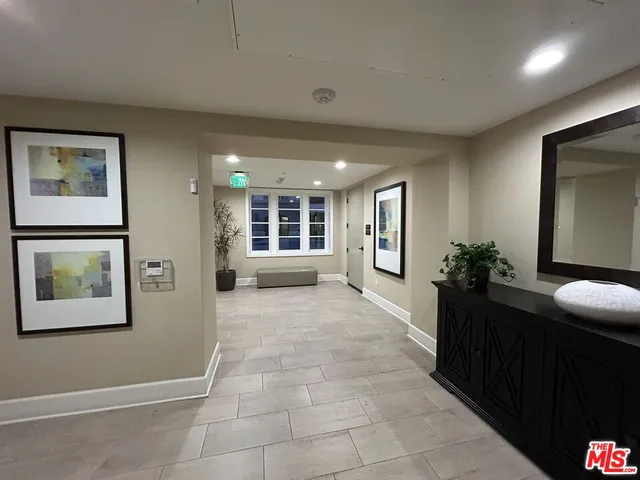 a front view of a building with street view