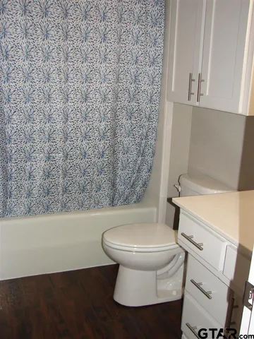 a bathroom with a toilet and a sink
