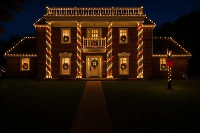 a view of building with a yard