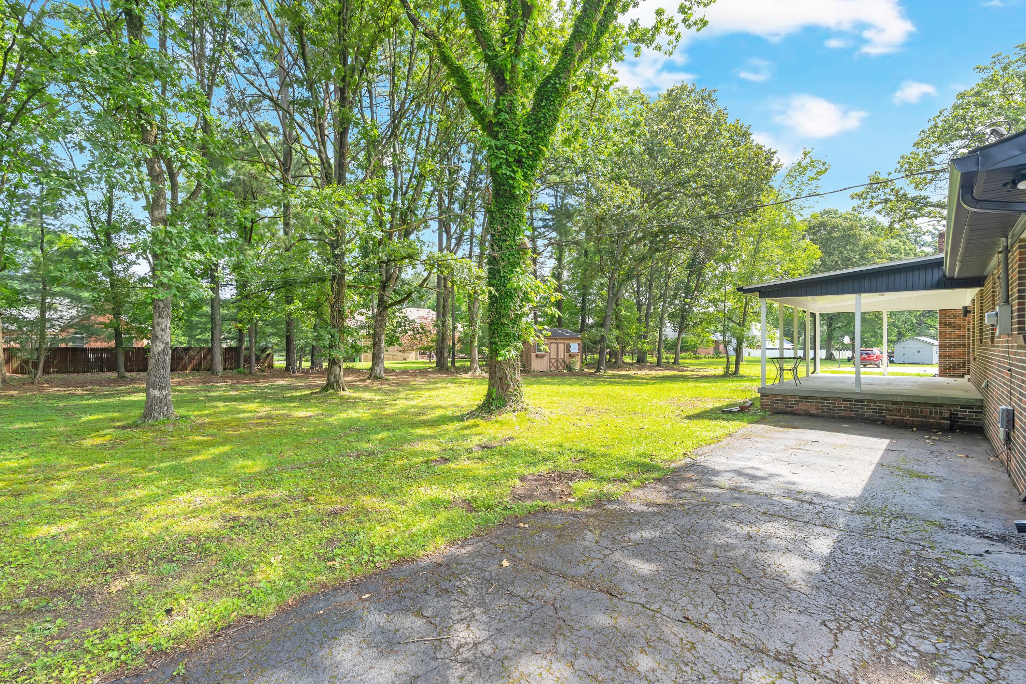 305 12 Oaks Road Tullahoma, TN 37388 - Photo 49 of 56 a view of swimming pool with lawn chairs and large trees