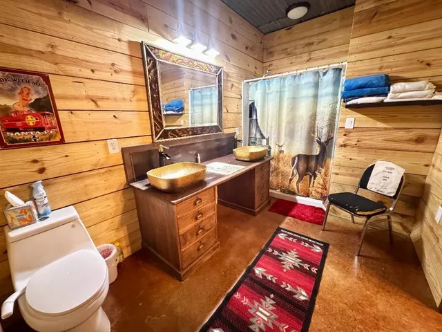 a living room with a couch and a table