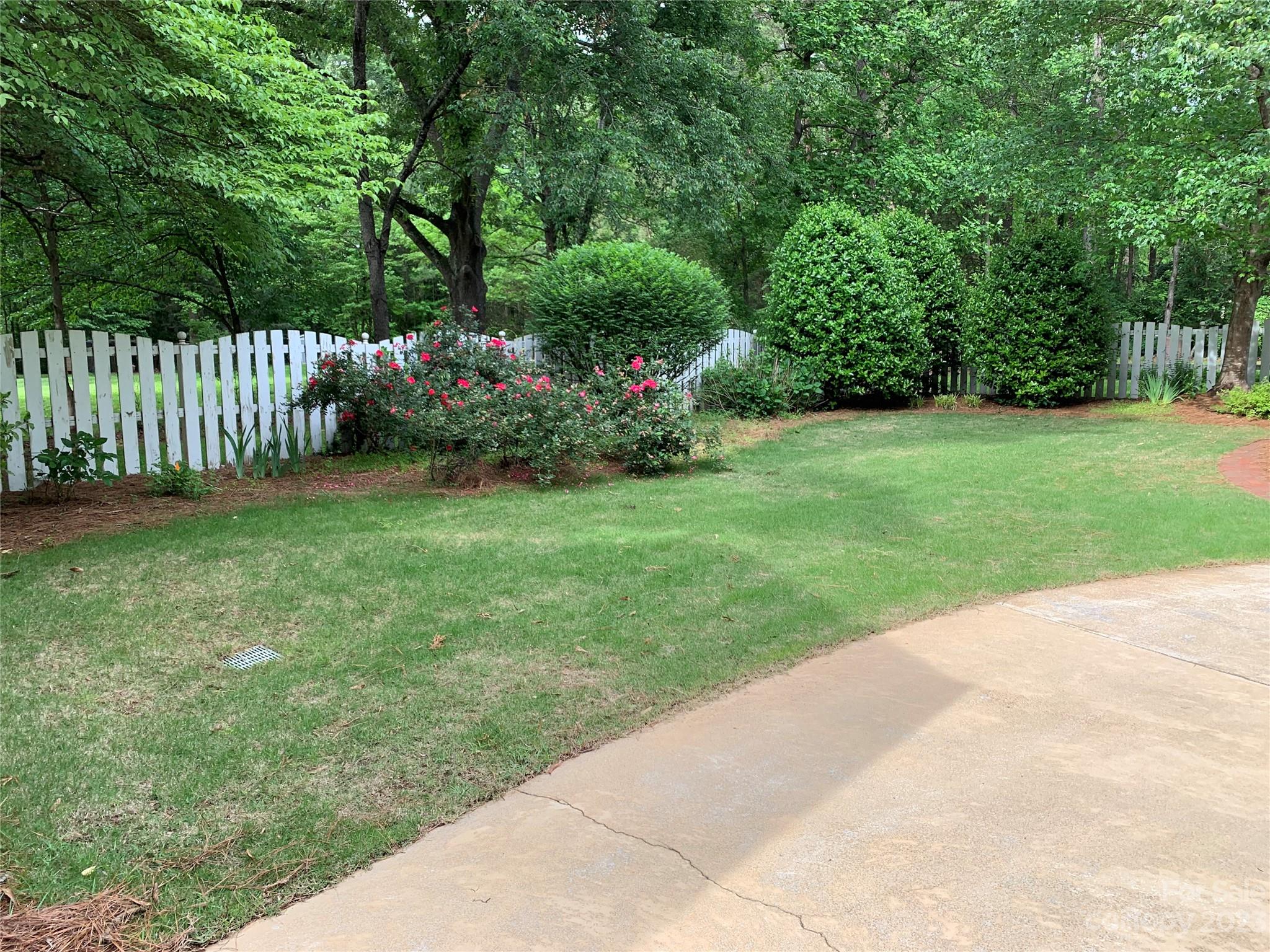 909 Nightingale Road Rock Hill, SC 29732 - Photo 29 of 38 a view of a garden with a bench