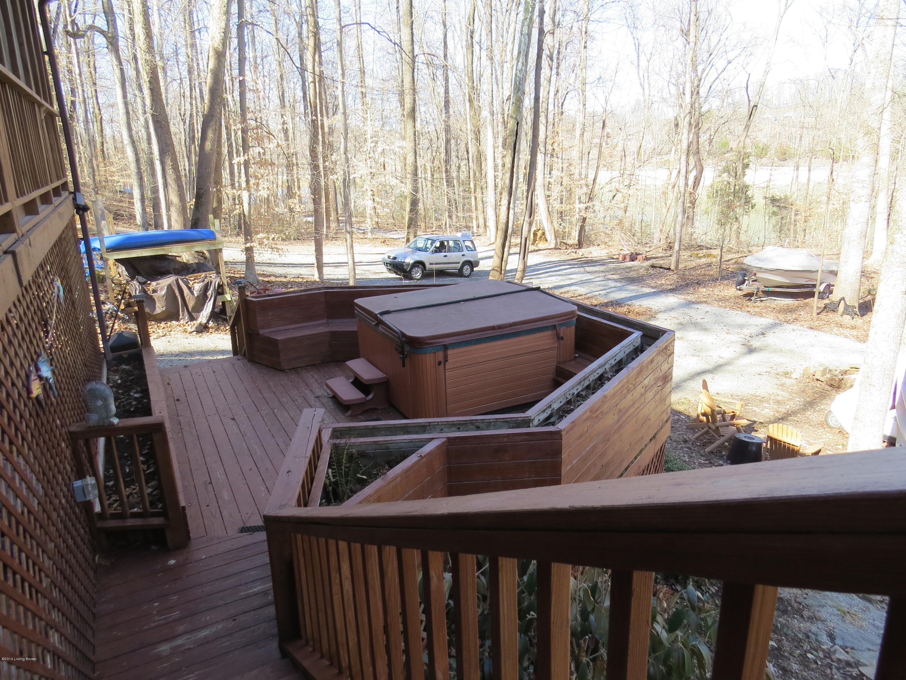 42 Paradise Peninsula Bee Spring Bee Spring, KY 42207 - Photo 15 of 25 View towards hot tub