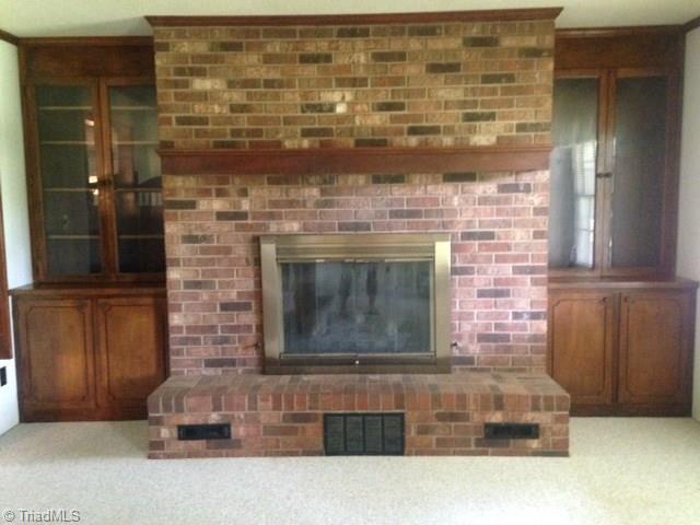 6286 Pleasant Grove Church Road Bennett, NC 27208 - Photo 15 of 18 Fireplace with blower