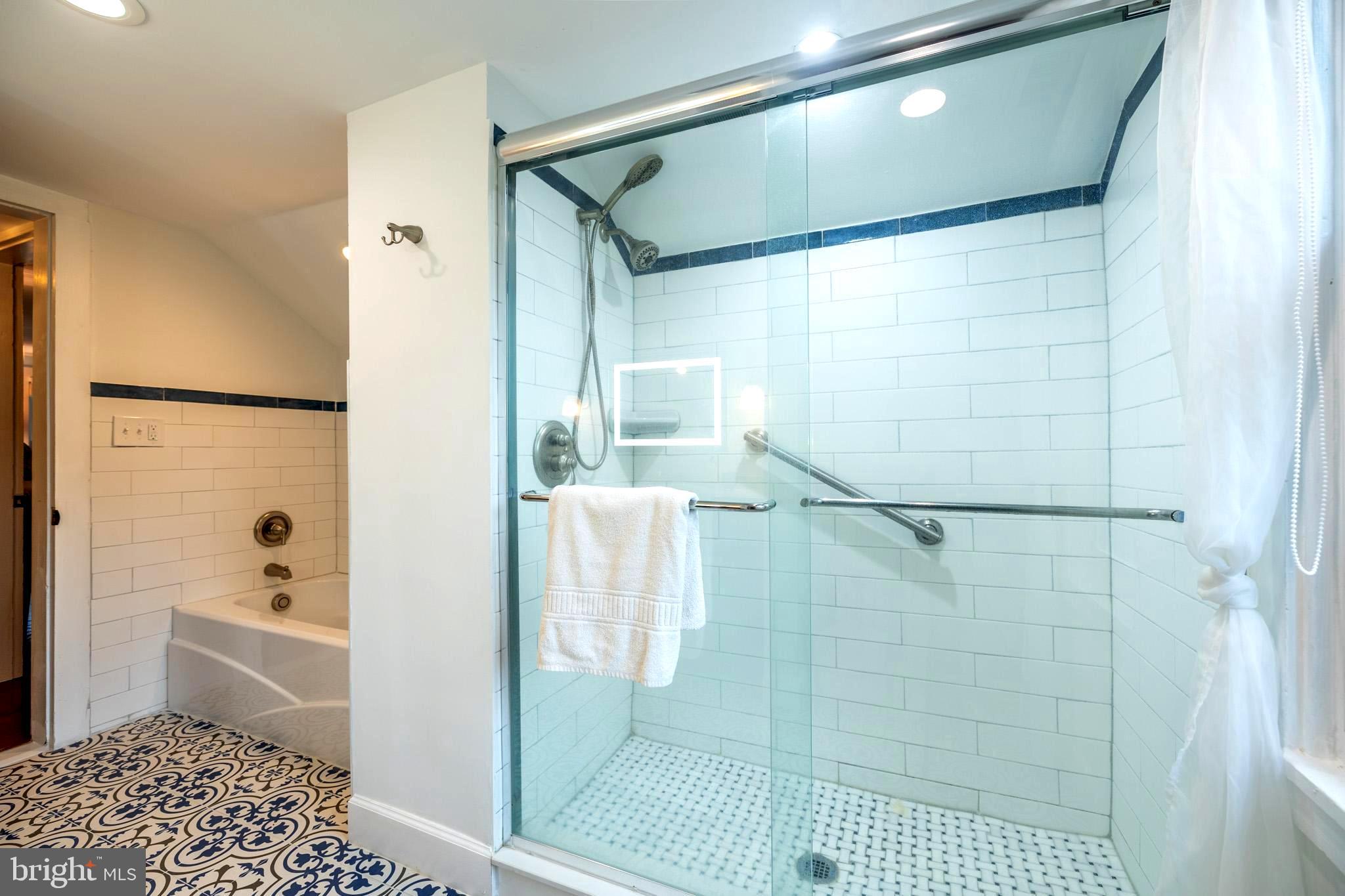 18165 Lincoln Road Purcellville, VA 20132 - Photo 38 of 53 Beautiful Shower with Double Shower Heads