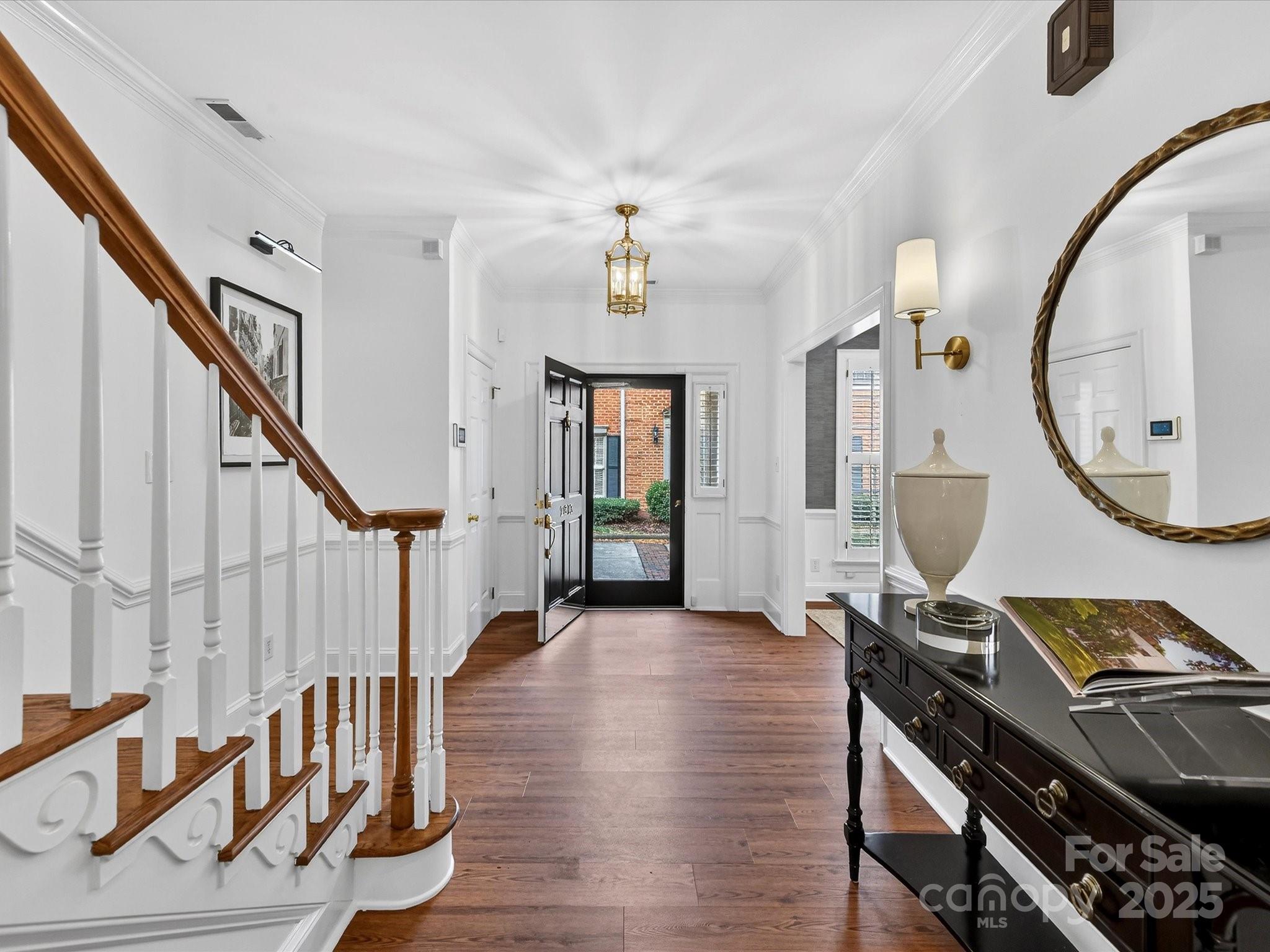 2813 Sharon View Road Charlotte, NC 28210 - Photo 5 of 40 a view of an entryway with wooden floor