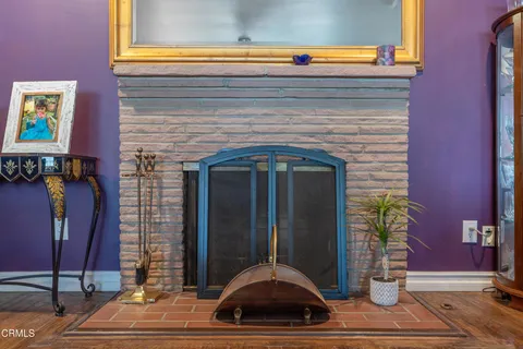 a view of a door of the house