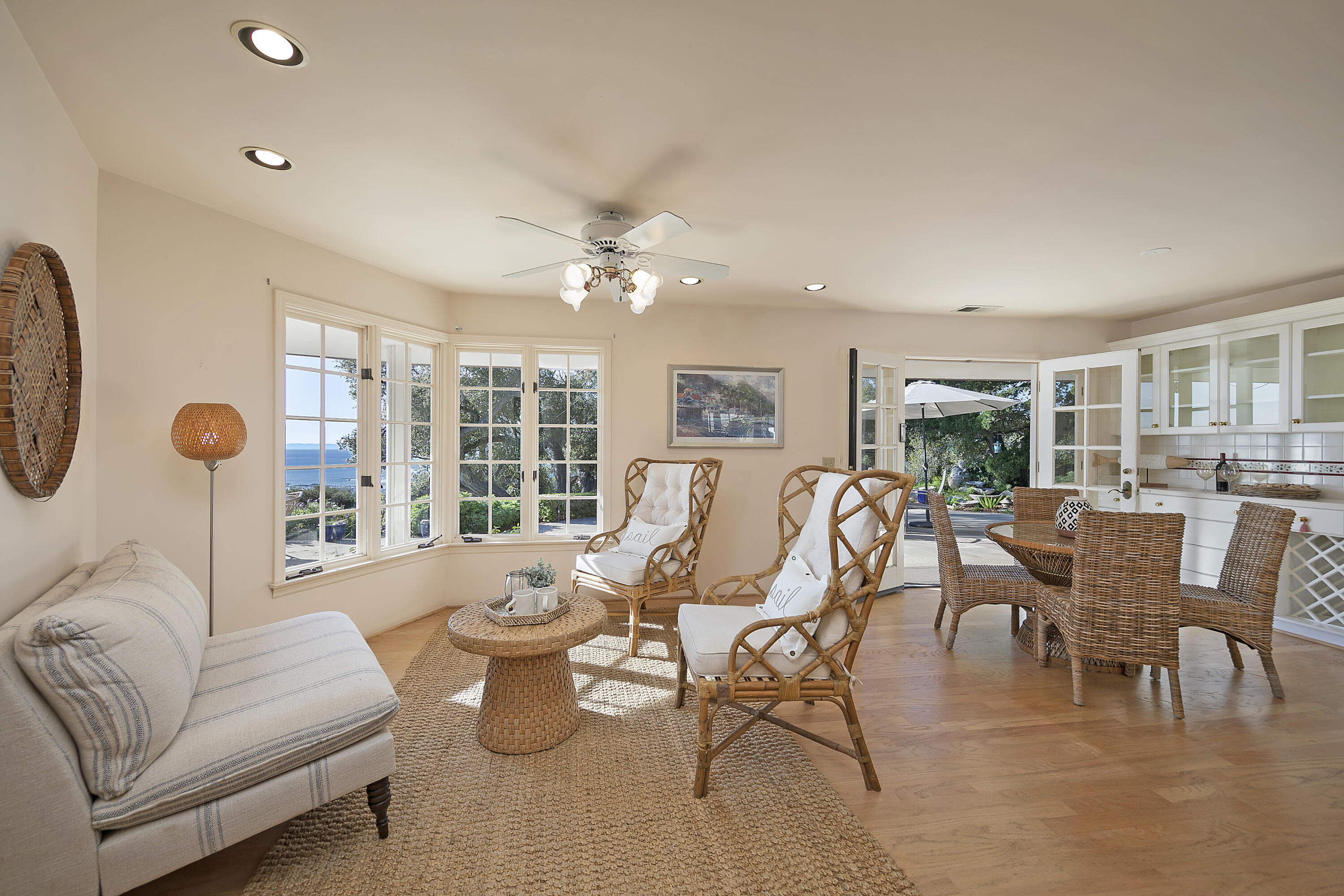 1320 Mission Ridge Road Santa Barbara, CA 93103 - Photo 9 of 27 a living room with furniture and a large window