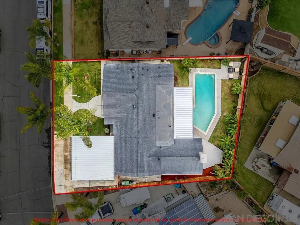 9209 Arnaz Way Santee, CA 92071 - Photo 35 of 39 an aerial view of residential houses with outdoor space