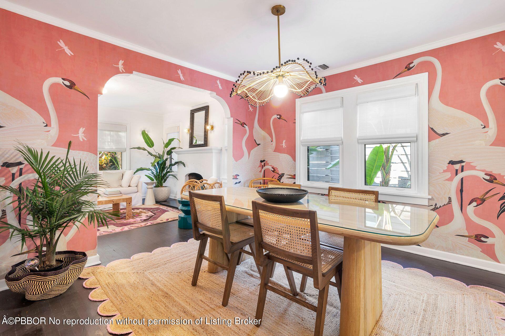 827 Ardmore Road West Palm Beach, FL 33401 - Photo 9 of 27 a dining room with furniture and wooden floor