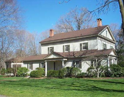28 Good Hill Road Weston, CT 06883 - Photo 1 of 1 front view of a house with a yard