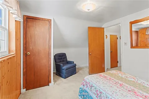 a bedroom with natural light