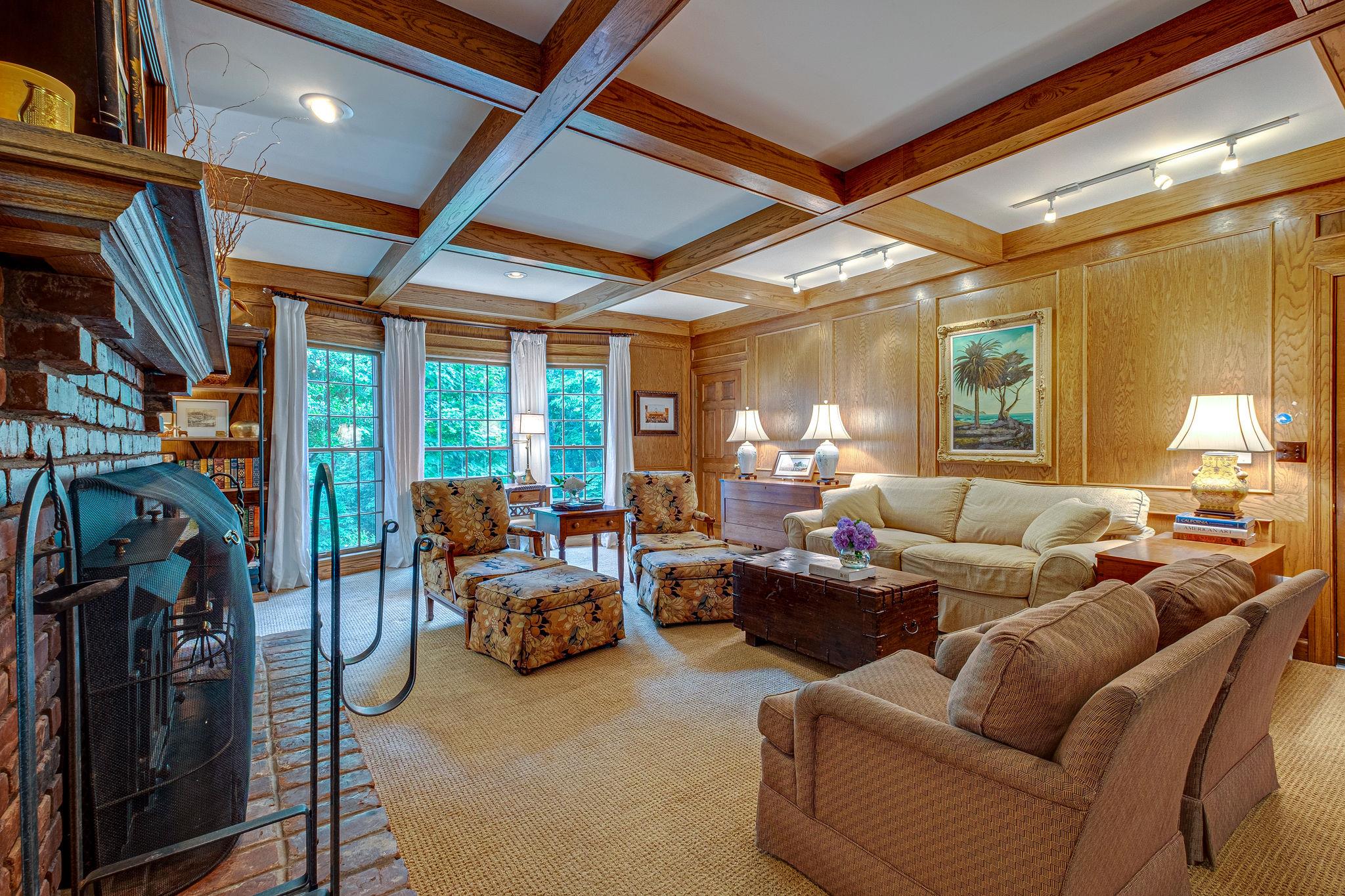 1005 Scramblers Knob Franklin, TN 37069 - Photo 14 of 29 a living room with furniture a large window and a chandelier
