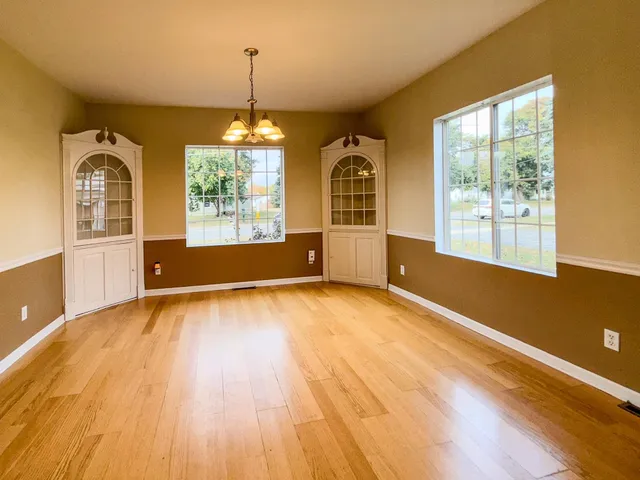 a view of an entryway with staircase