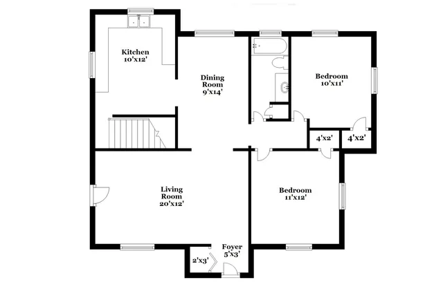 $1,820 | 3315 Chamberlin Drive, Indianapolis, IN 46237