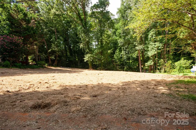 a view of yard covered with snow