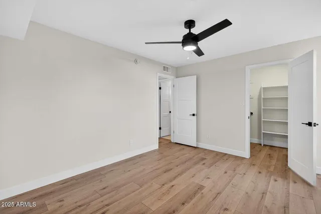 wooden floor in an empty room