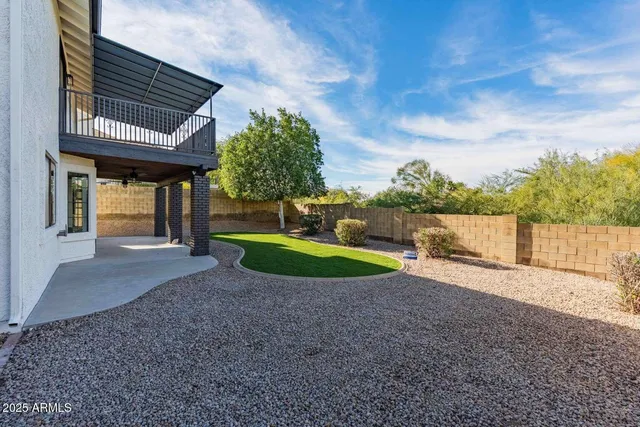 a view of an outdoor space and a yard
