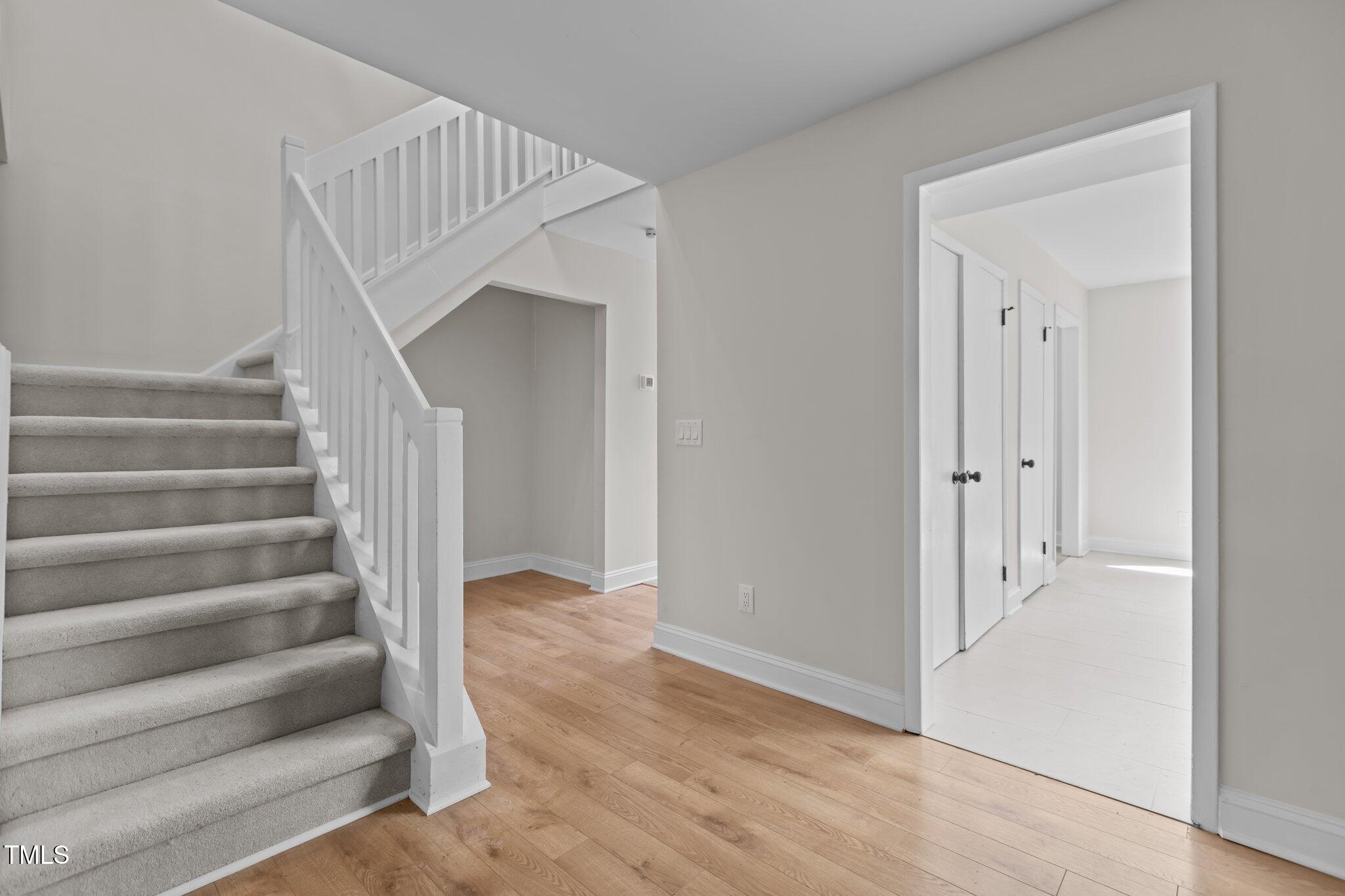 1304 Seaton Road, Unit 24 Durham, NC 27713 - Photo 15 of 38 a view of entryway with wooden floor
