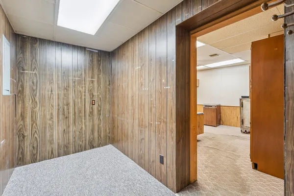 a view of a hallway with a hallway